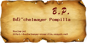 Büchelmayer Pompilla névjegykártya